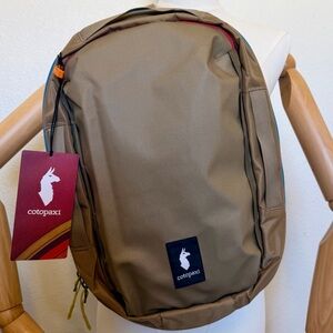 cotopaxi Tan Women’s Backpack with Blue Accents